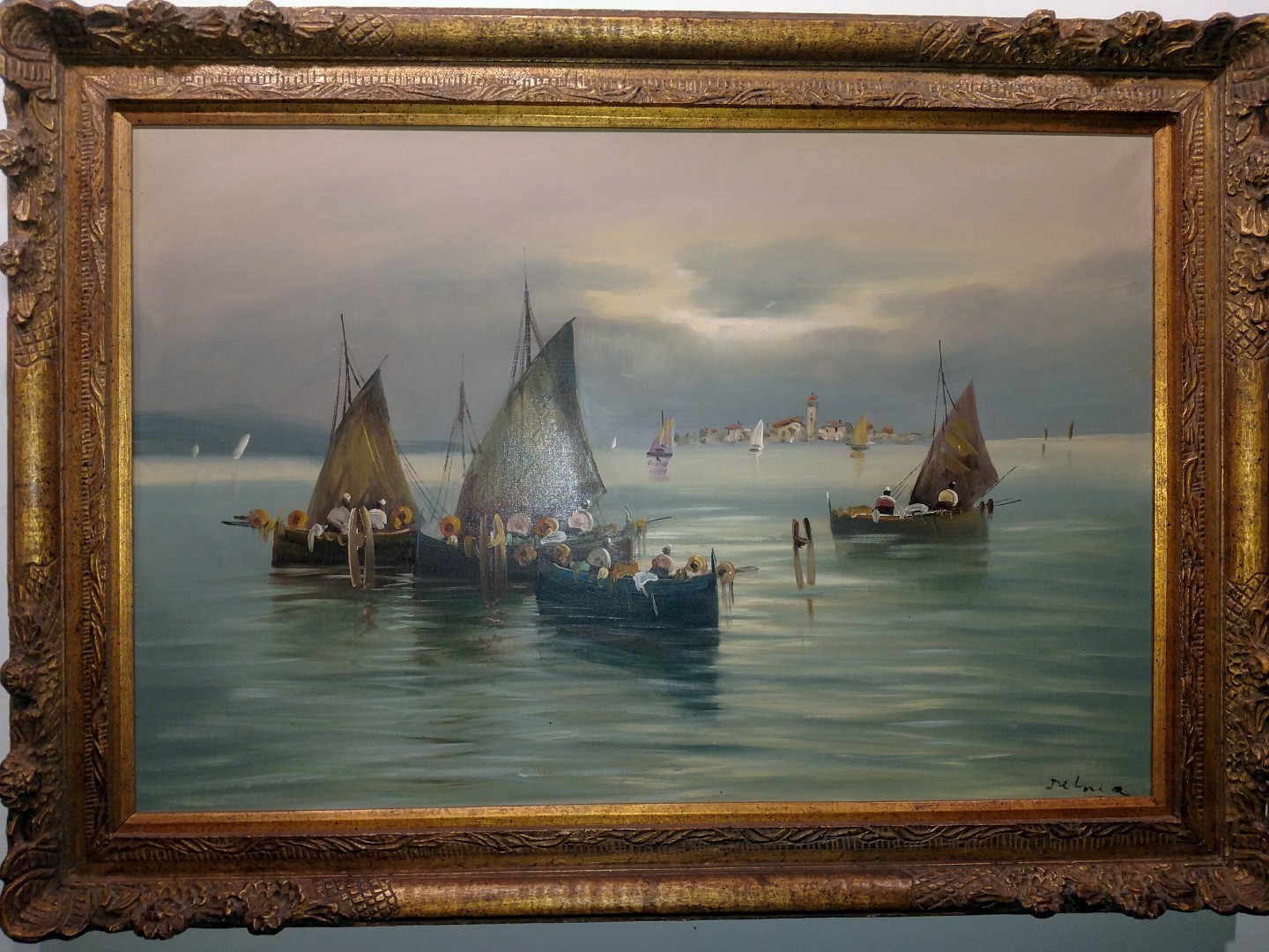 DE LUCA, Arturo (1885-1971) 36″x24″