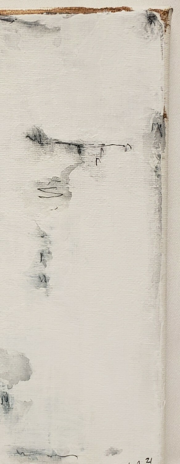 No.975 Original Abstract Modern Minimal Urban Industrial Painting By K.A.Davis