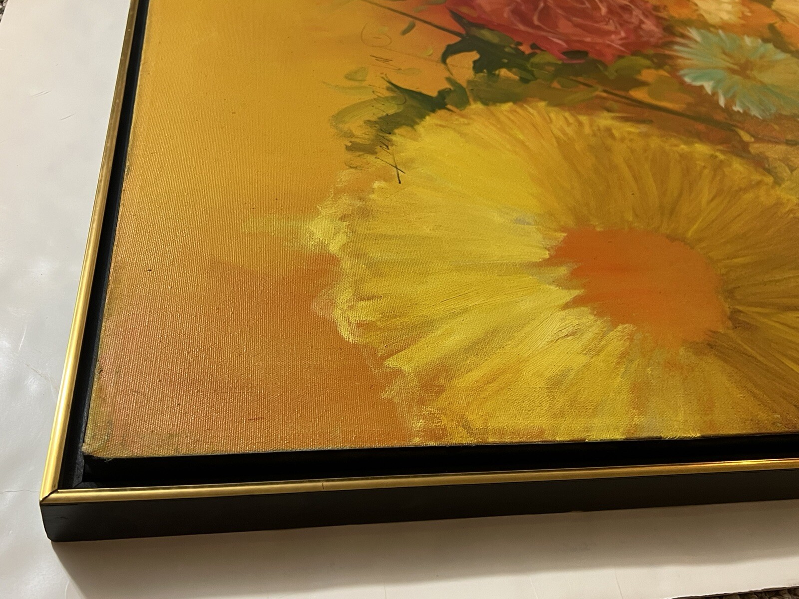 Toussant Daniel Marie original canvas size 36×48 signed.