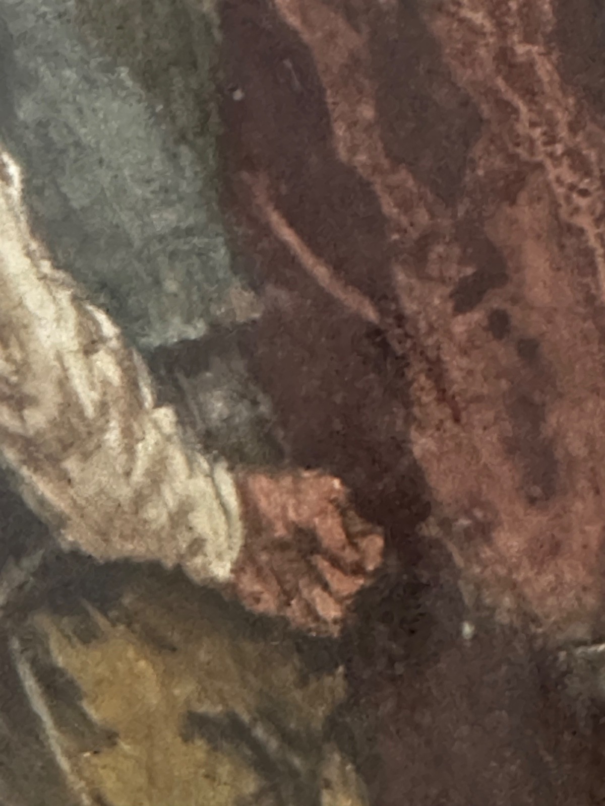 Original Listed Frank Feller 1875 Signed Watercolor Napoleon on White Horse