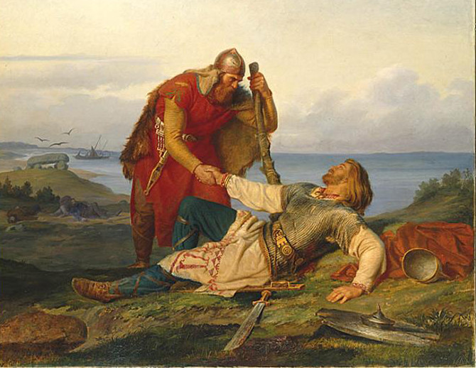 perfect oil painting handpainted on canvas » Parting after the Fight»N10708