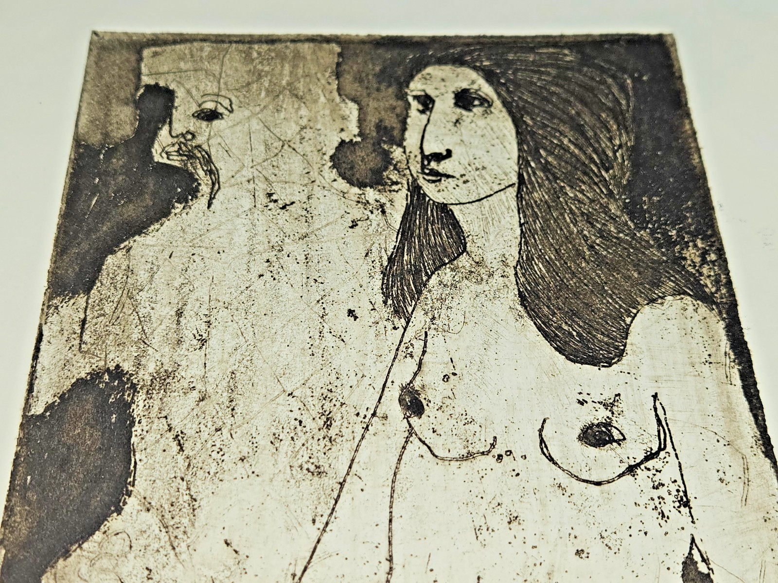 Tony Mafia Original Art – «Naked Woman» Artist Proof 13″ x 9 3/4 «