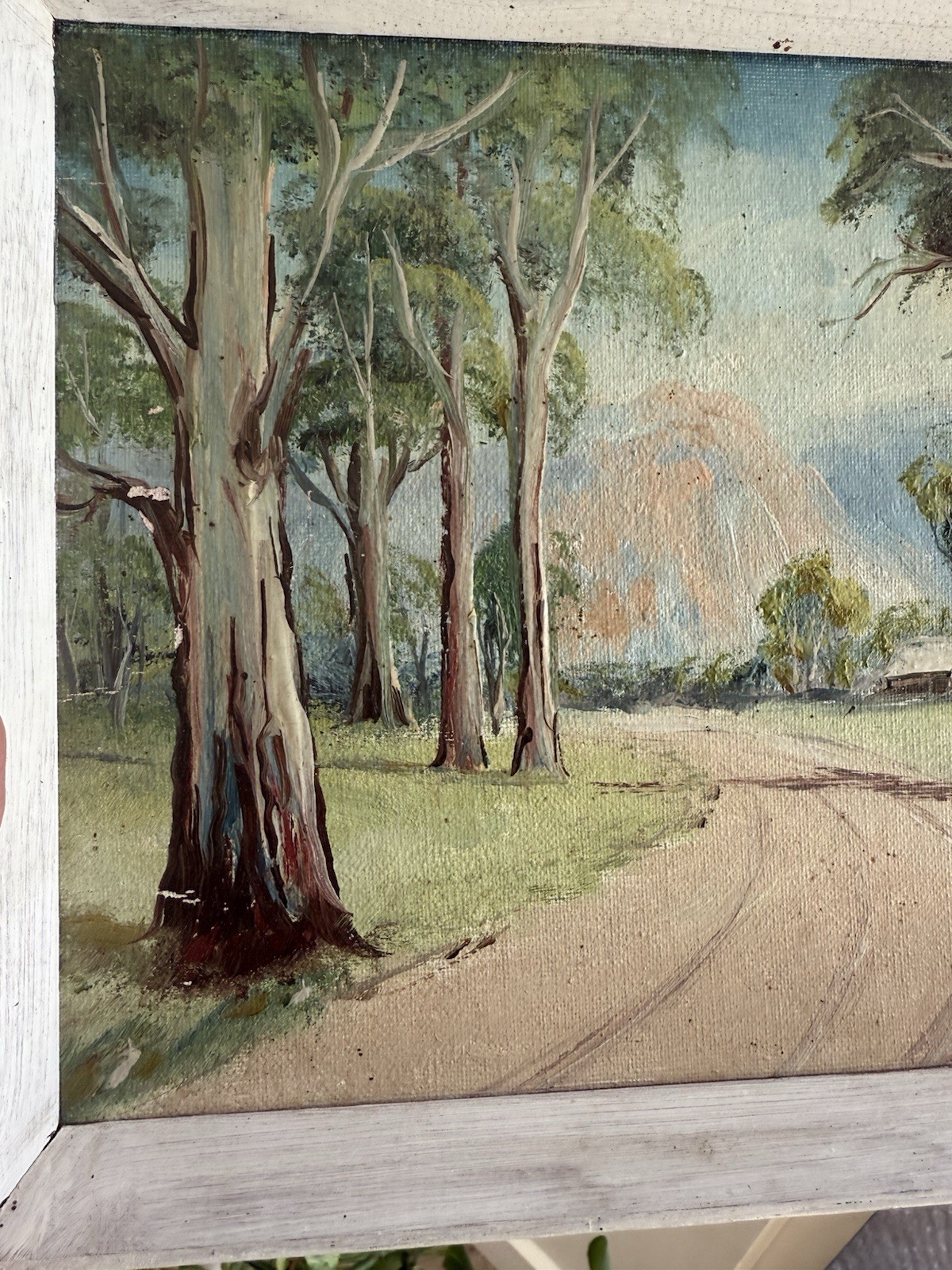Original E Jansen Australian Oil Painting Art Landscape Signed Framed 1960’s