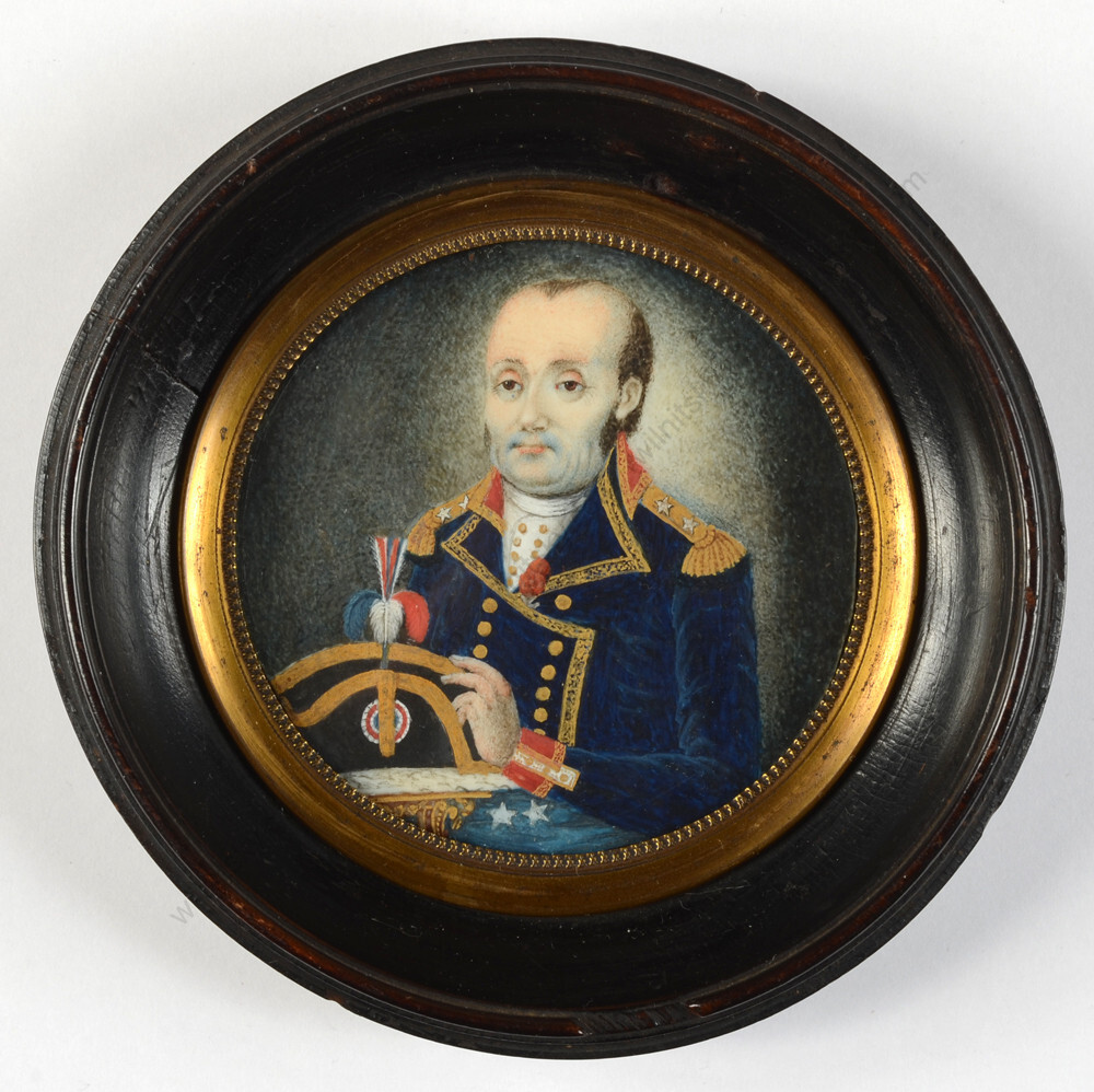 «Republican brigade general», French miniature, 1797/1801