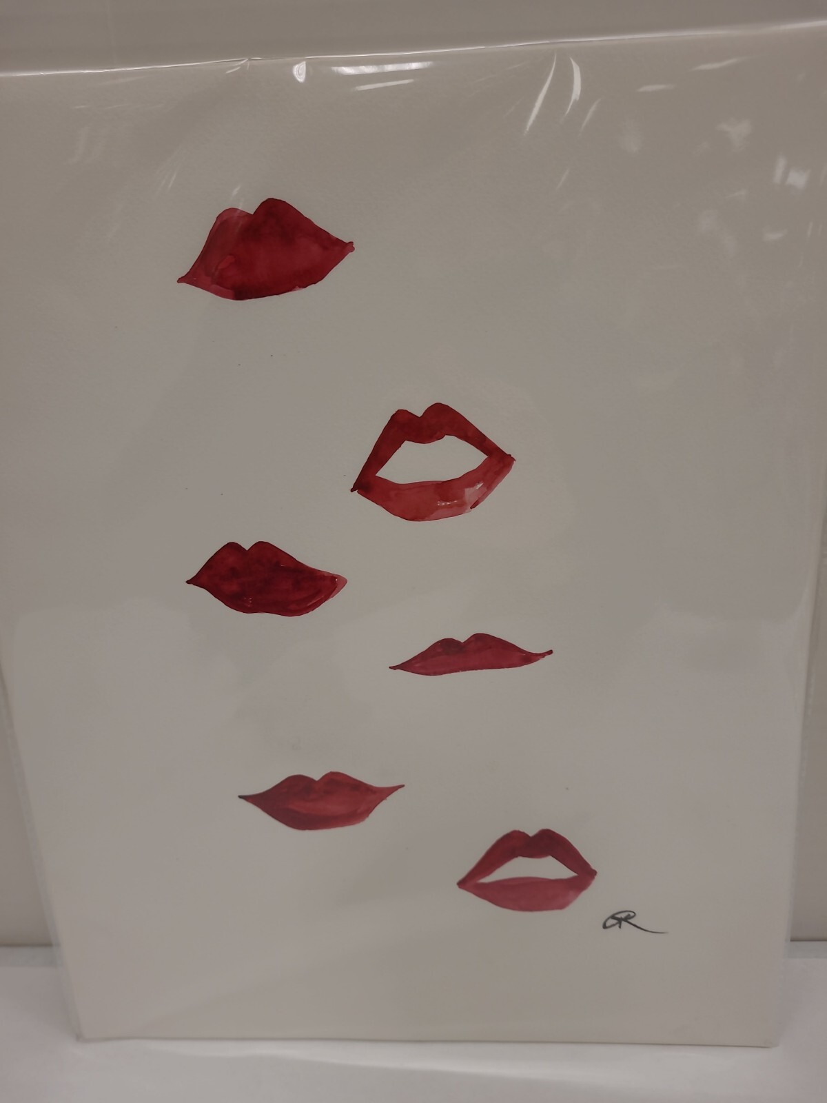 Regina Yazdi 109- Rouge Noir 2022 11 x 14 inches Edition 1/1