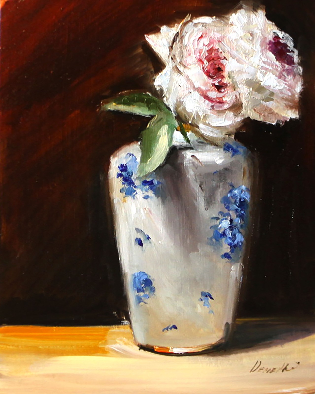 Flowers Still Life Oil painting UKRAINE 8X10