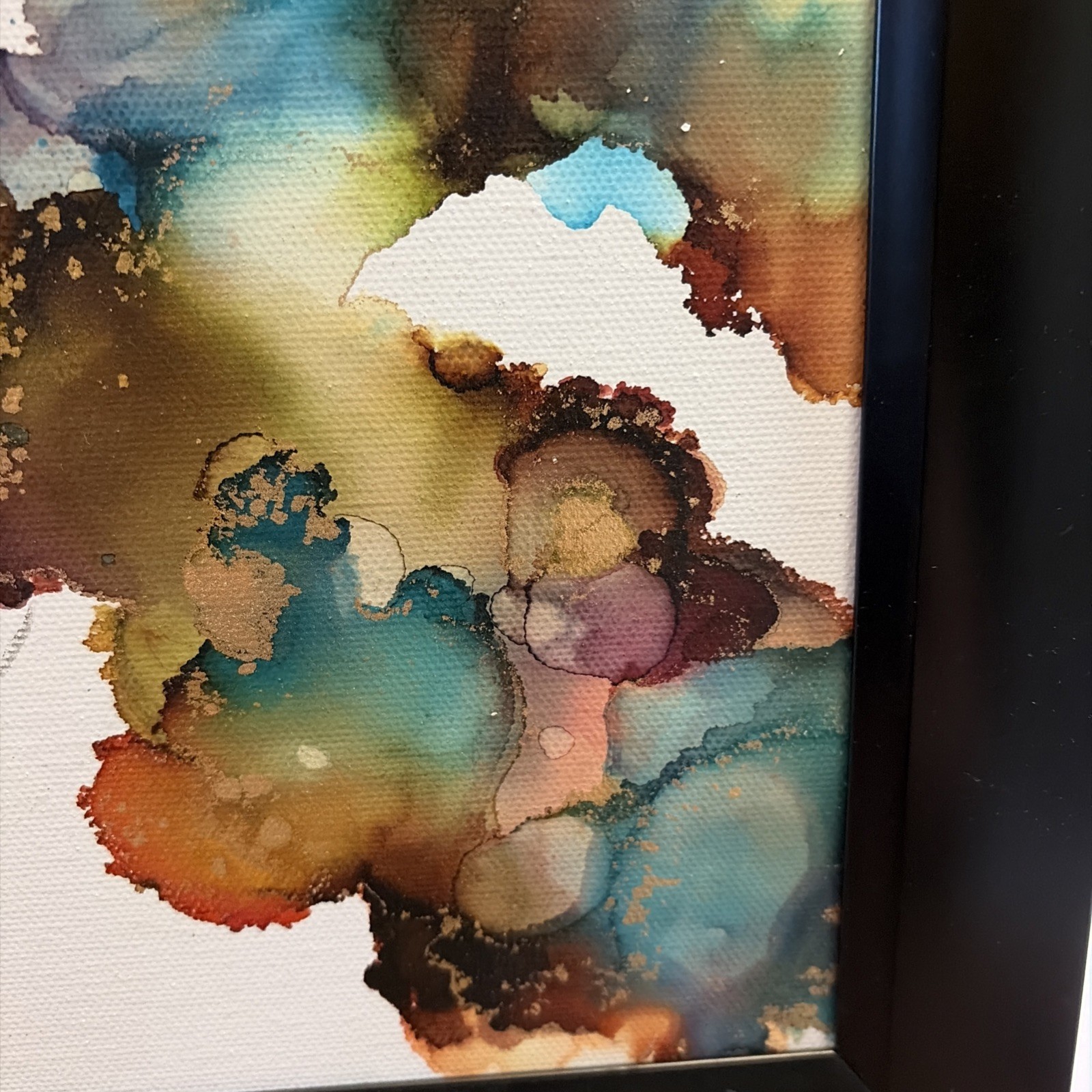 Abstract Alcohol Ink Art Work Signed -Ingrid Elizabeth Art 2022 (6)