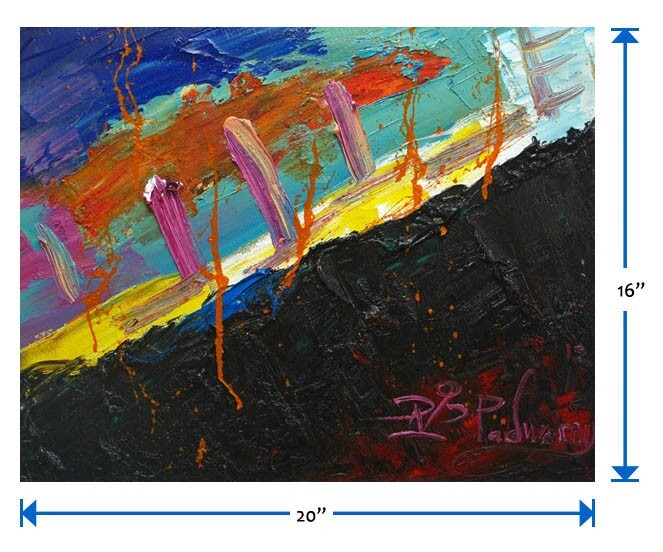 SIGNED ABSTRACT FLOWERS FLORAL█ORIGINAL█OIL█PAINTING█OUTSIDER█IMPRESSIONISM ART