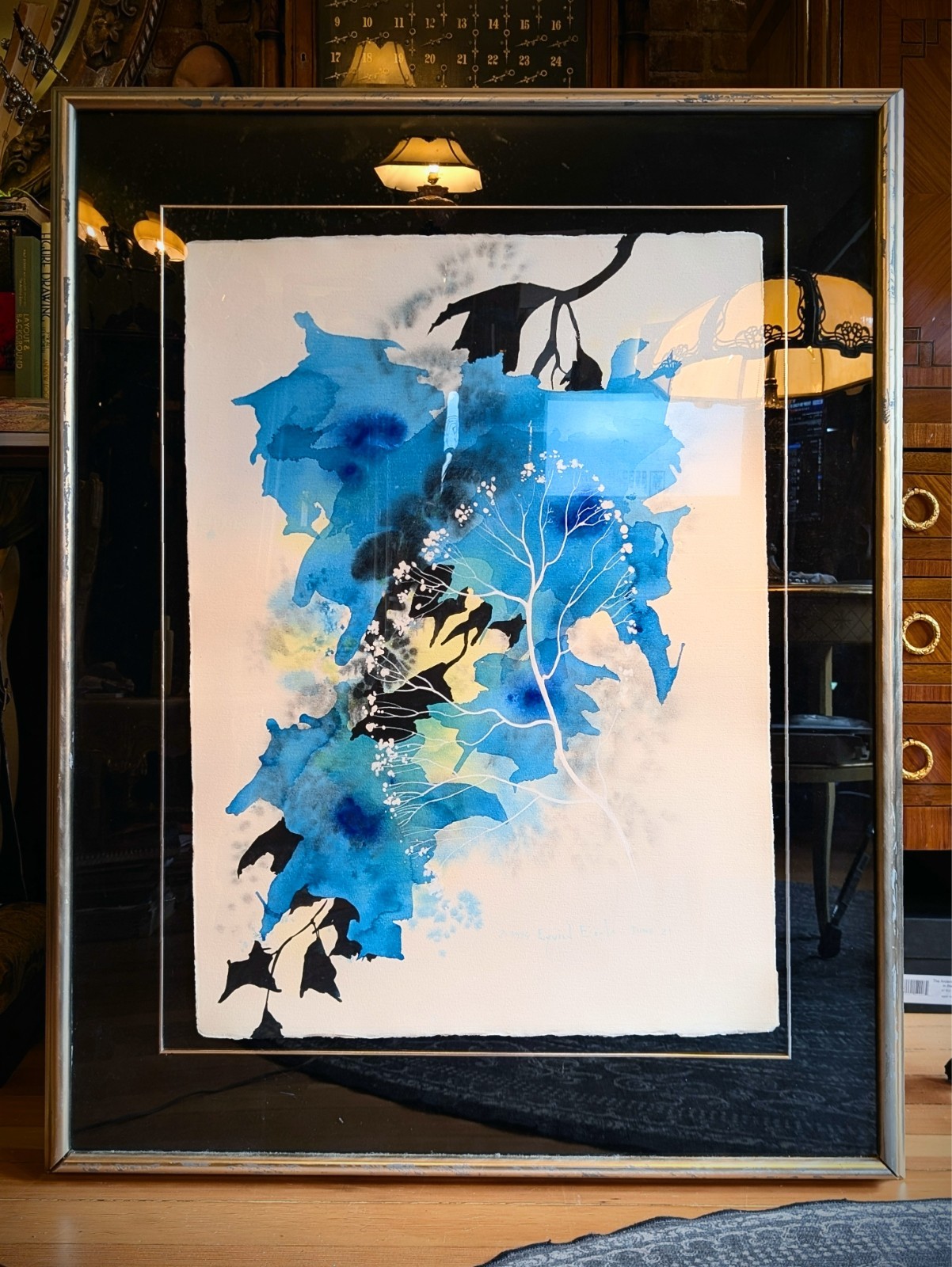 Eyvind Earle Original one-of-a-kind painting on paper. Dated/Signed 30×40 inches