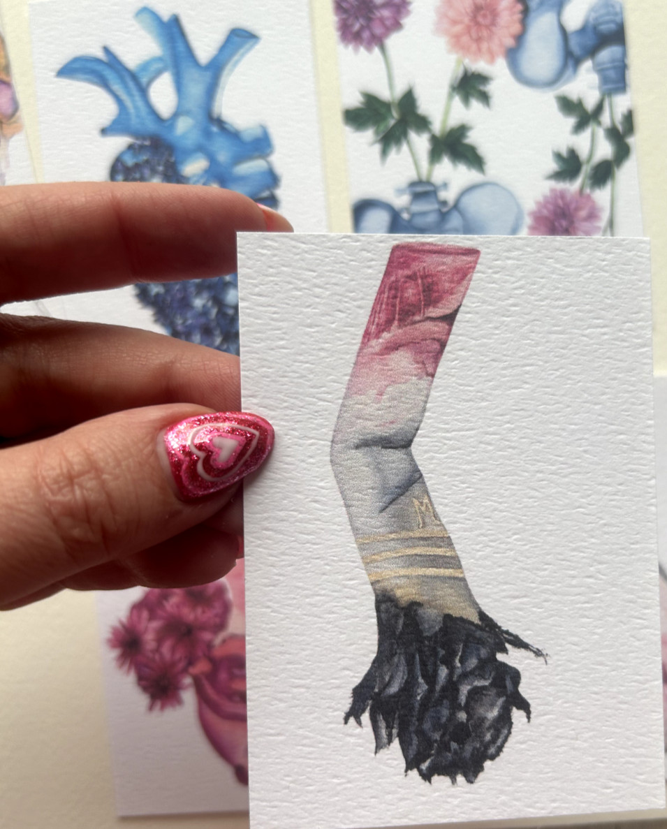 ACEO Edition- Print Sawyer Crane Cigarette Marlboro Lipstick Women Girly