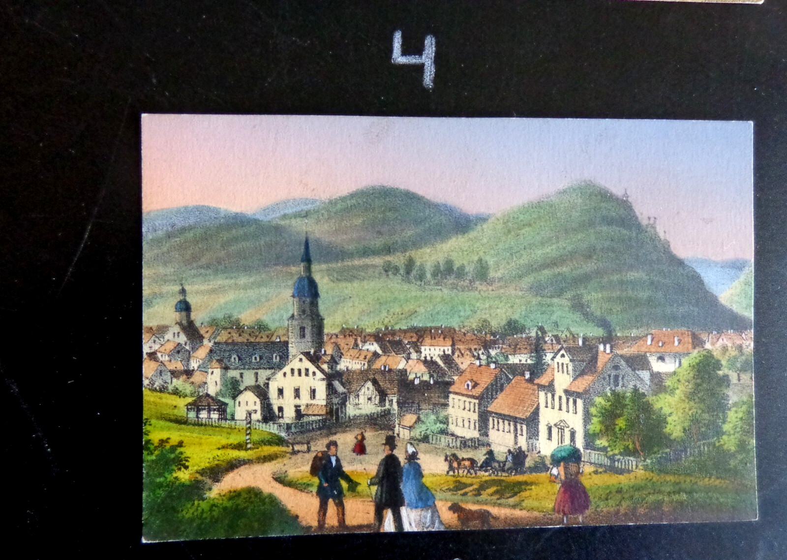 AFTER and ATTRIBUTED to GUSTAV FRIEDRICH ADOLF TAUBERT 7 MINIATURE RARE ETCHINGS