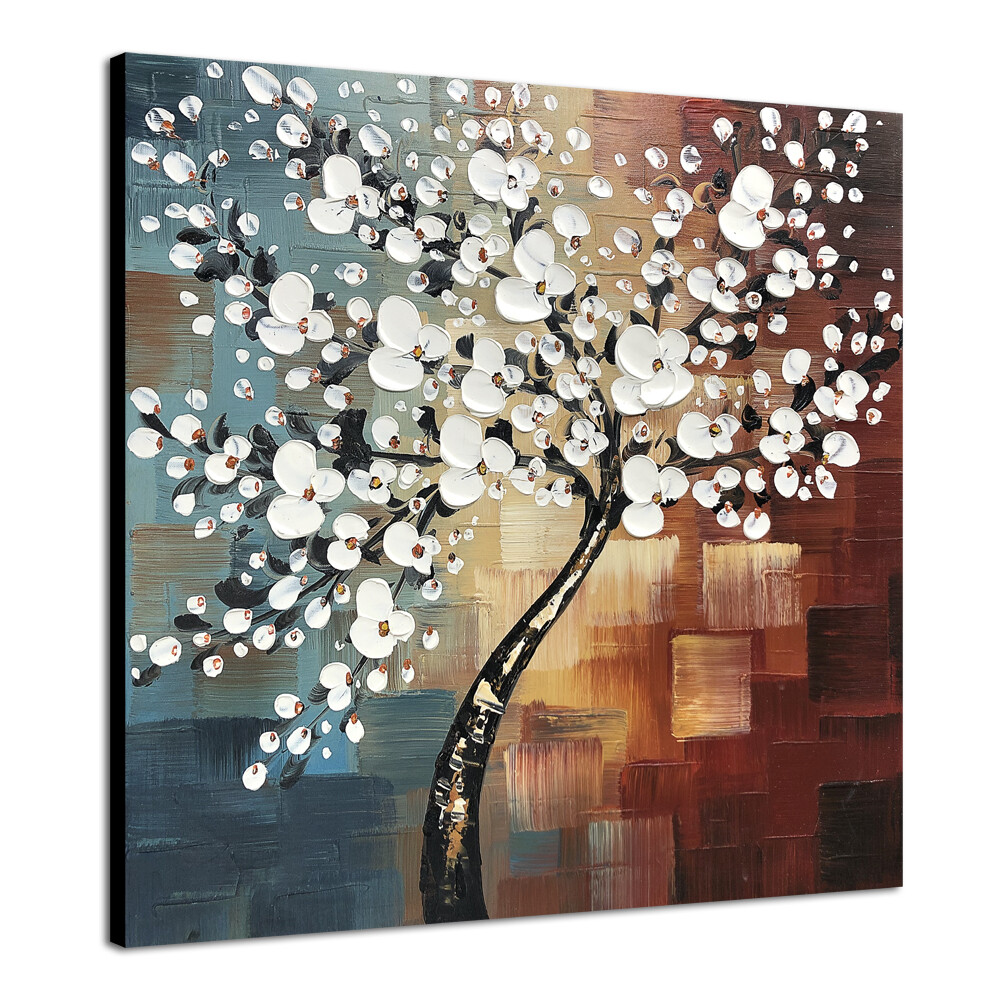 Hand Paint Canvas Paintings Picture Home Decor Wall Art Floral Tree Original