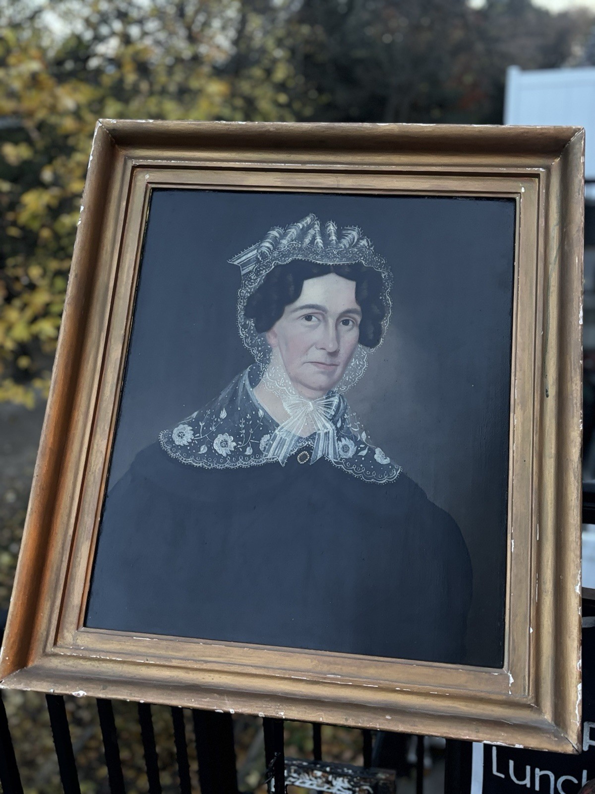 18th Century Portrait Of Tirzah Field (1749-1797) Deerfield, Massachusetts