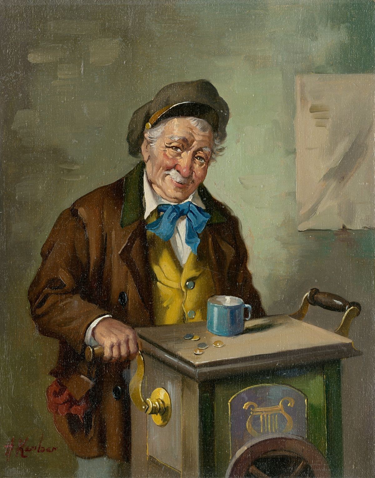 Hans Kerber (Austria,1920-?) oil painting 137069