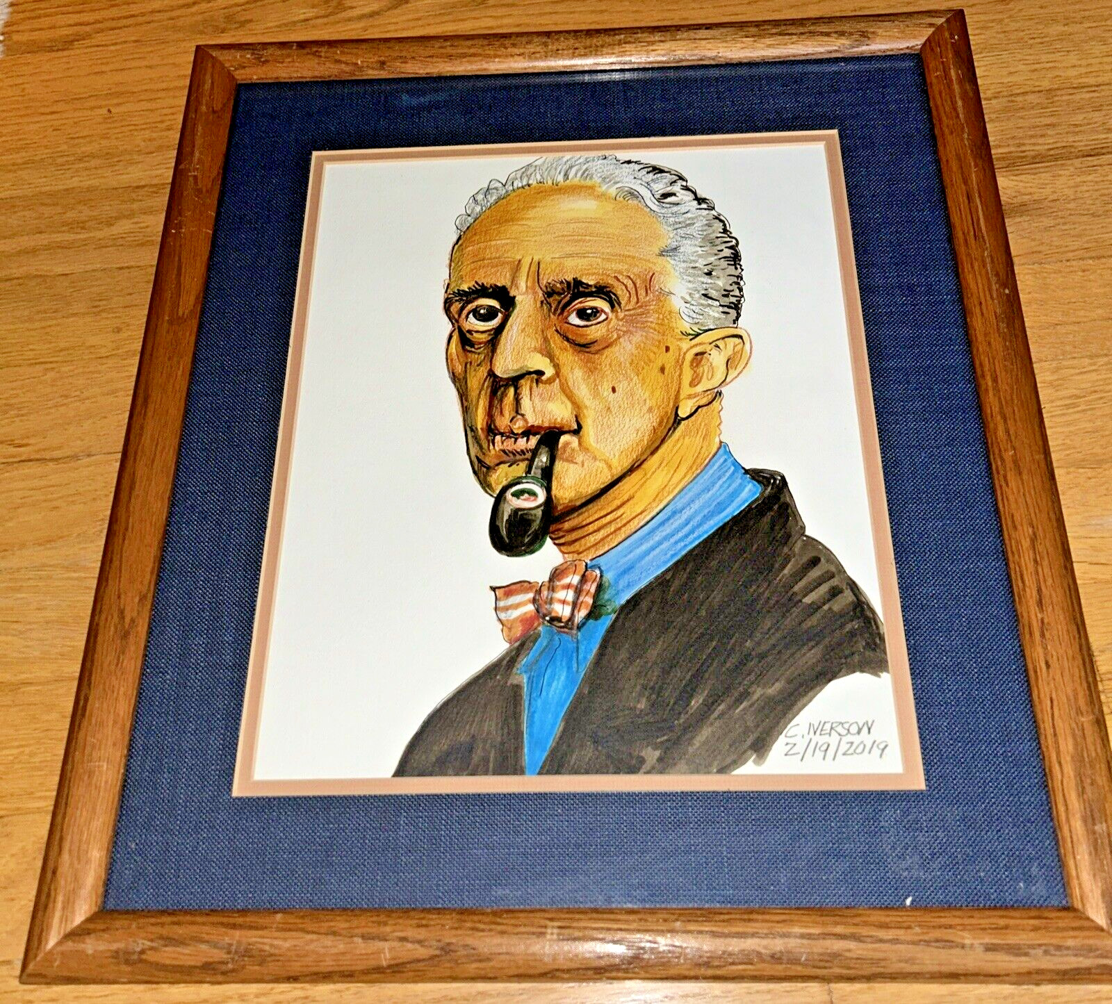 2019 Original Painting NORMAN ROCKWELL – Curt Iverson – Hallmark Artist