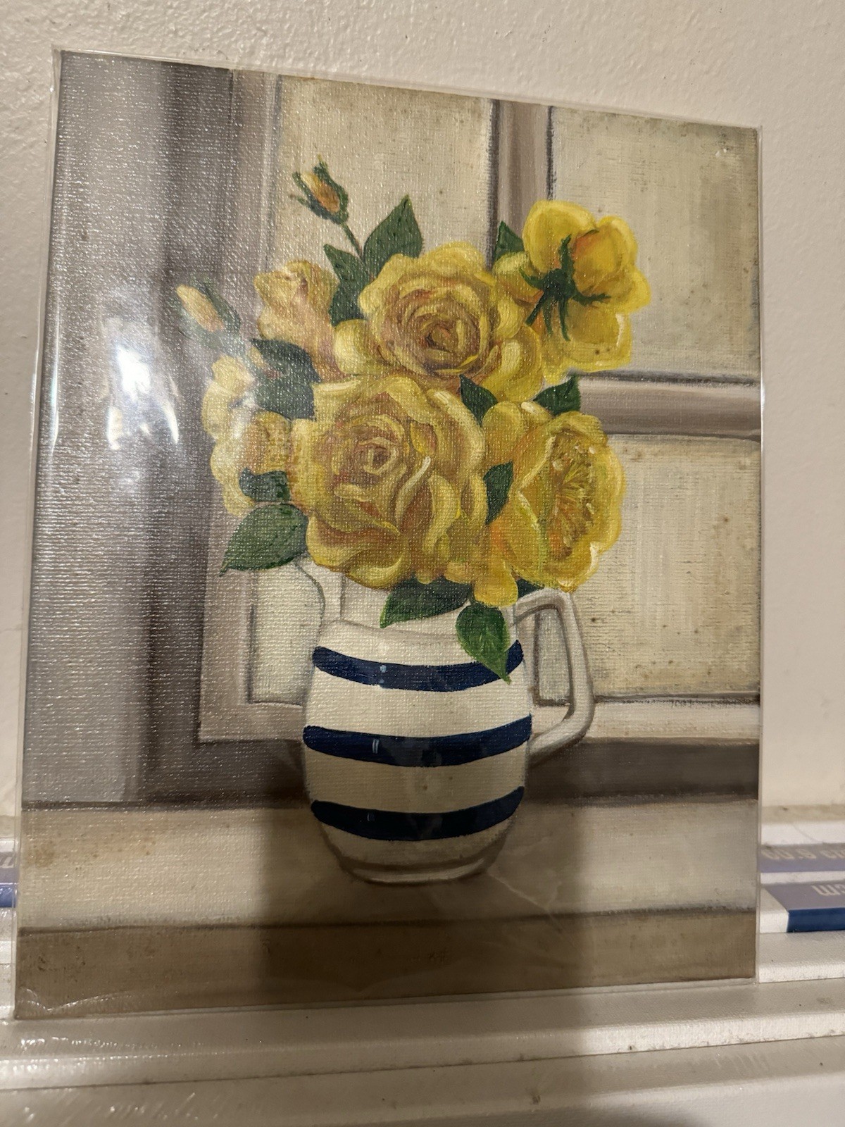 Yellow Roses Original Oil Painting