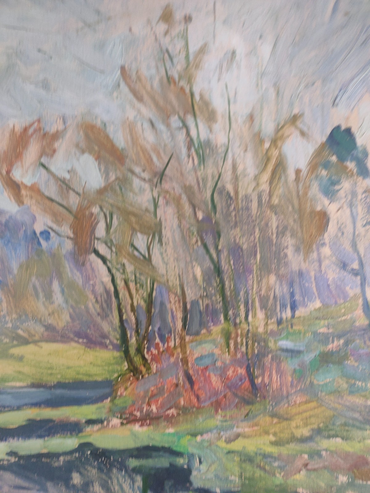 Joyful spring landscape. Artist Koshel M. Ya.