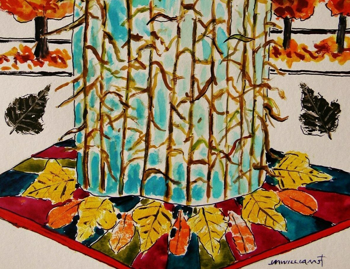 Original Bakery Sketch Cake Food Watercolor Impressionism