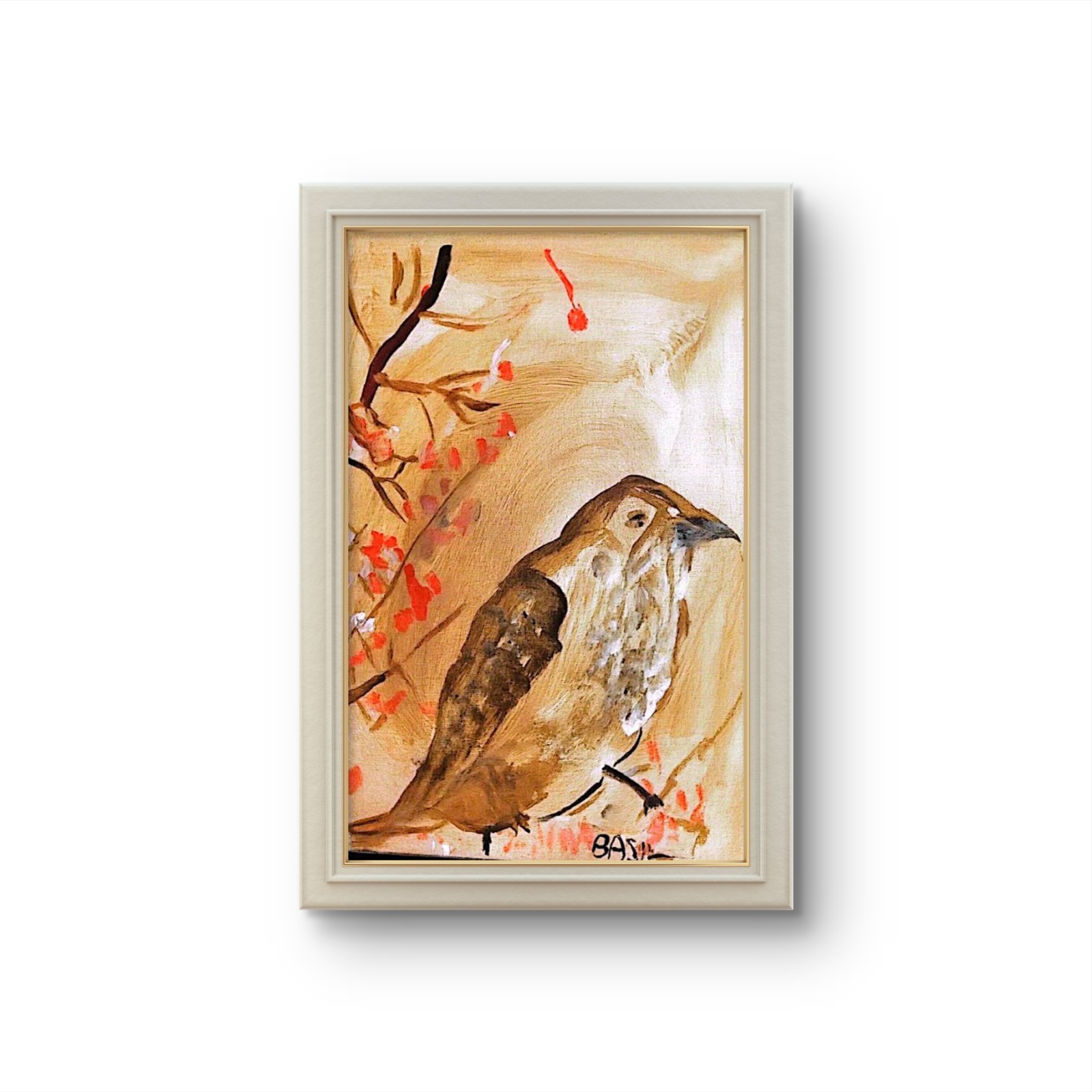 Songbird Neo Expressionism Original Artwork on Canvas