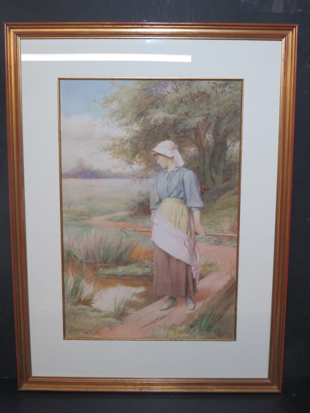 Charles Edward Wilson b.1854 The Farmer’s Daughter To £16,000 at auction
