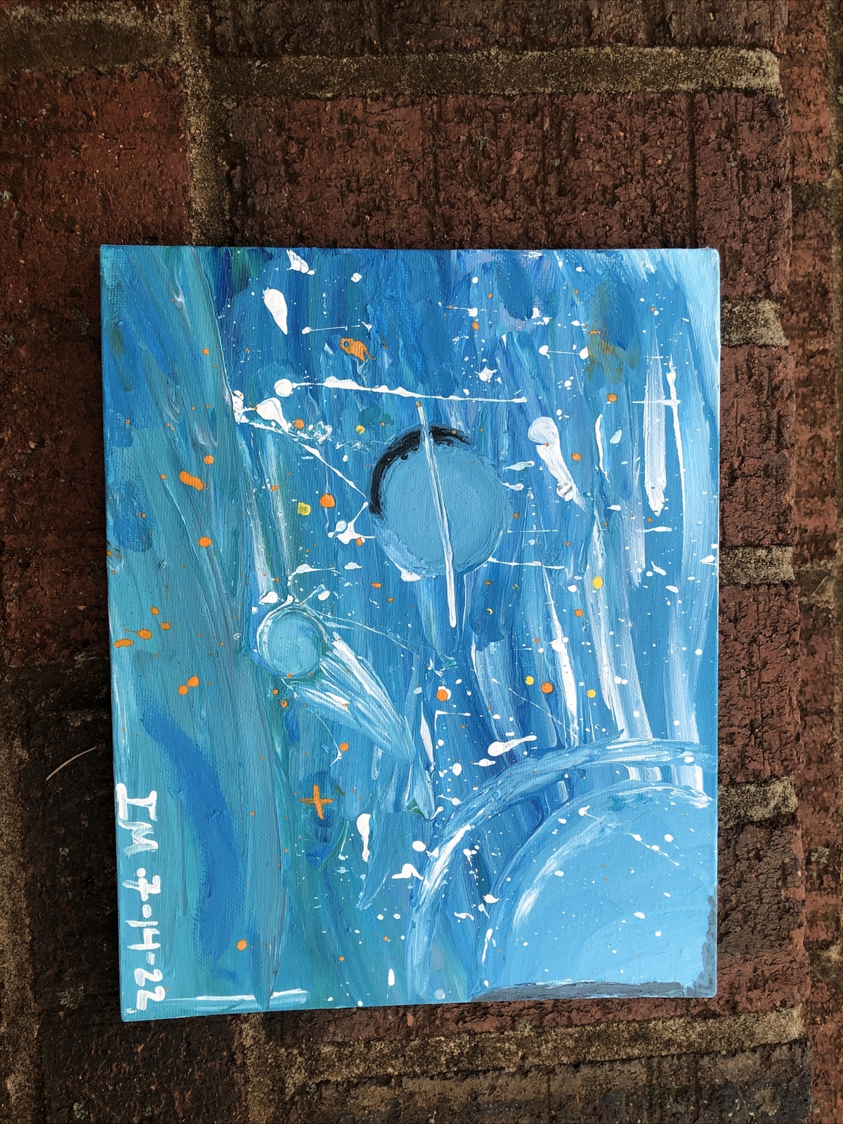 Galaxy Painting On Canvas.