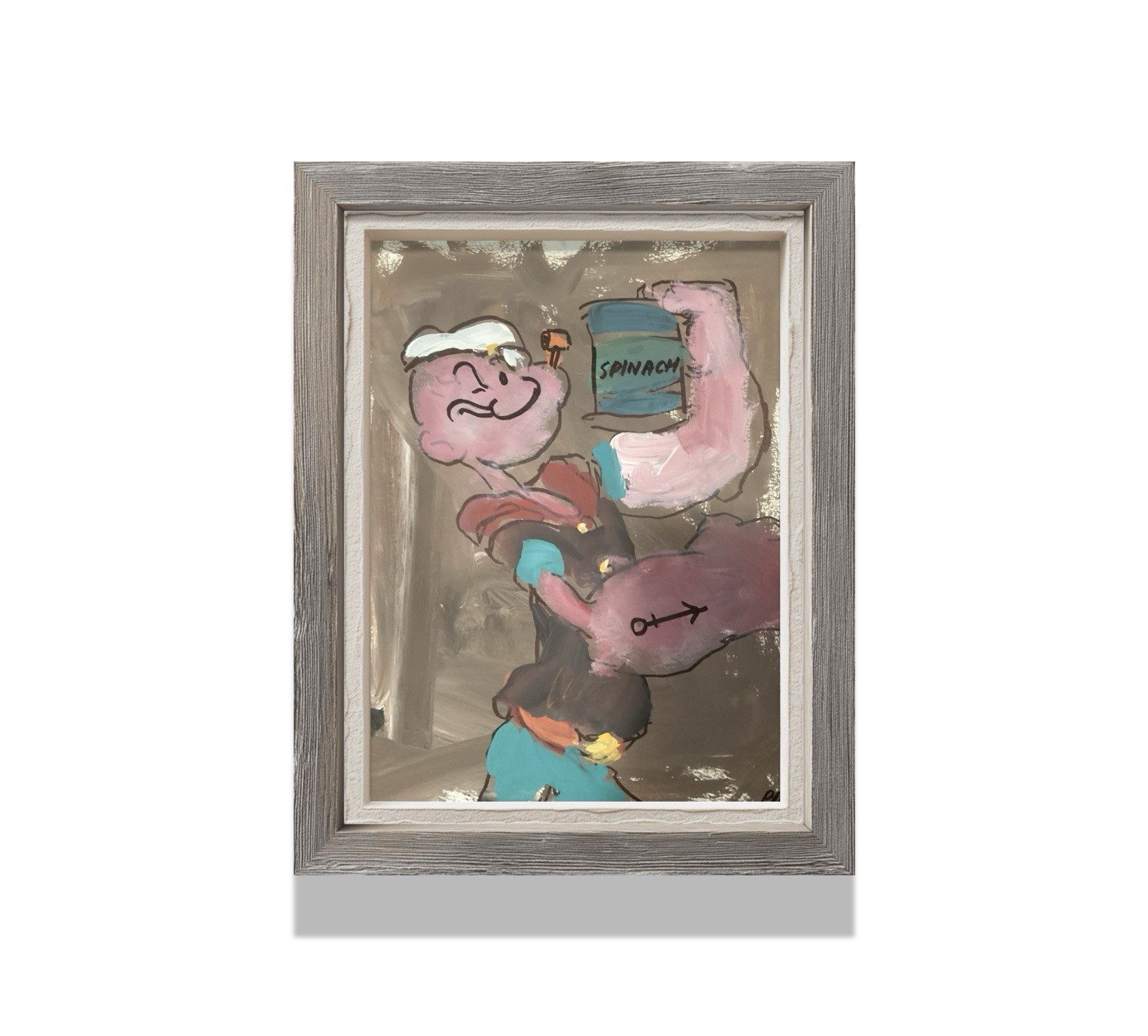 PDQ Artist Original Paintings Pop Art Cartoon Character Acrylic 9×12 Paper