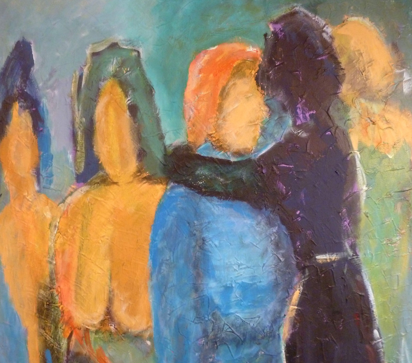 GUDMUND LYNGBO! COMPOSITION WITH FIGURES