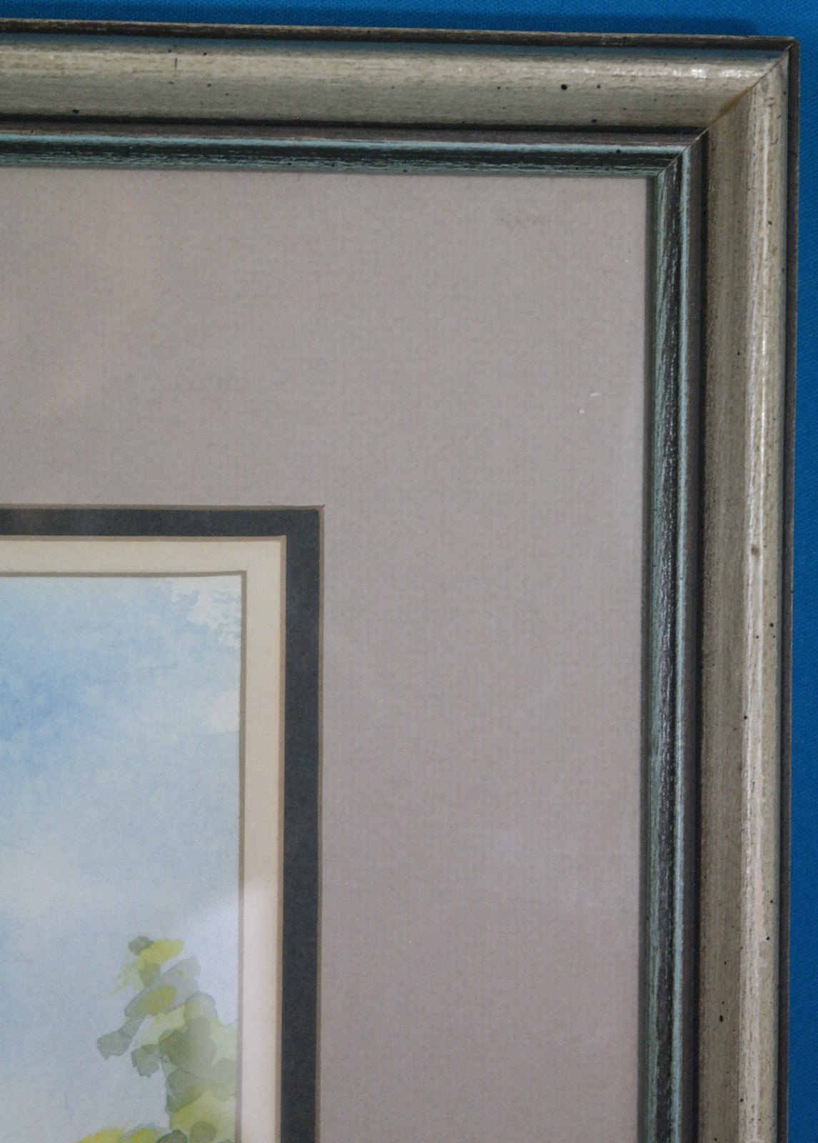Ken Hanson Signed Bridge Landscape Original Watercolor. Canadian listed artist