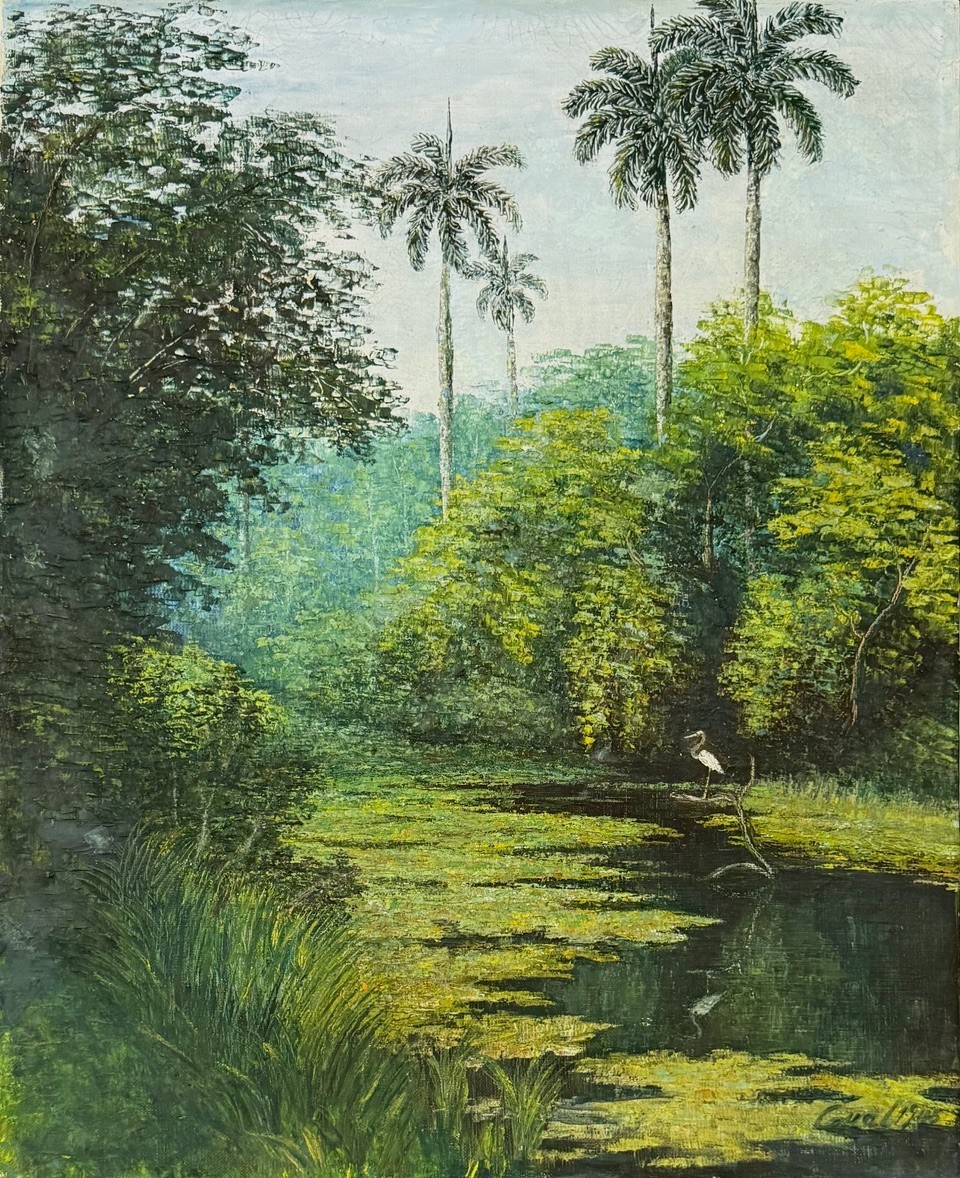 LUIS GUAS ARTILES. Painter. Landscape. Cuban Art. Contemporary Art