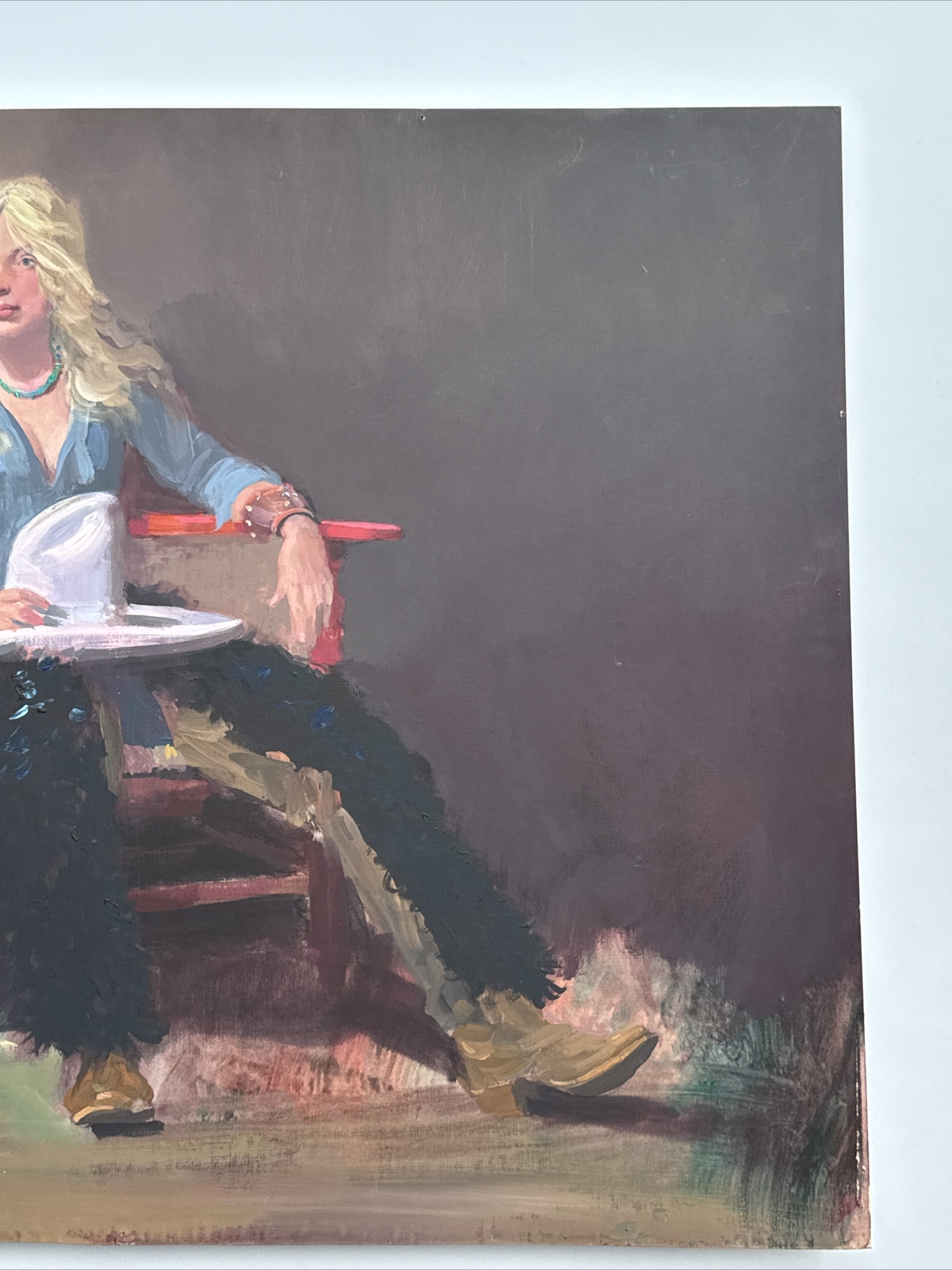 DONALD PUTT PUTNAM PAINTING WOMAN PRETTY FEMALE MODEL WESTERN LISTED FAMOUS ART