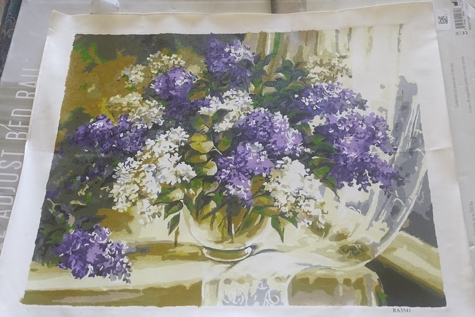 Vintage Completed Paint By Number Picture / Painting 19.5″ x 15.5″