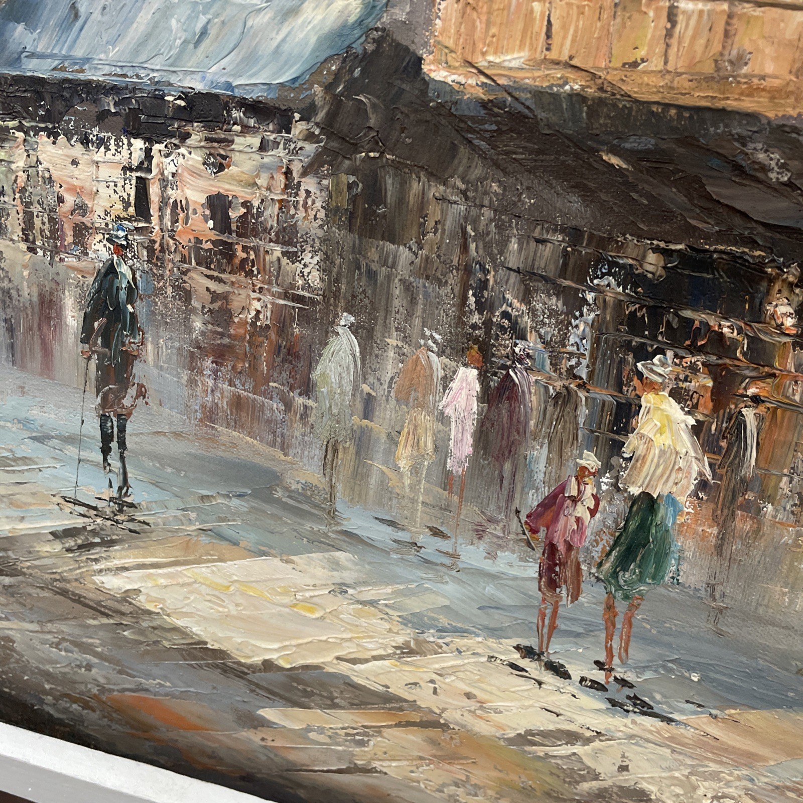 Caroline Burnett Fine Art Oil Painting ~Moulin Rouge Paris Scene~ 24×48”