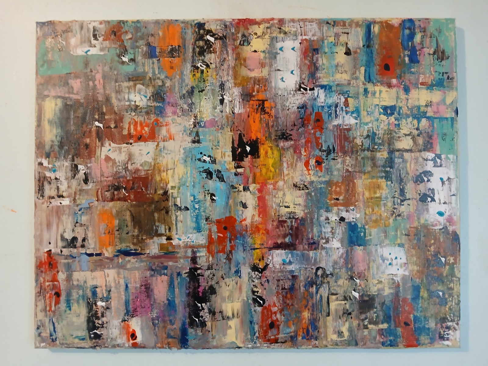 original abstract acrylic painting on canvas