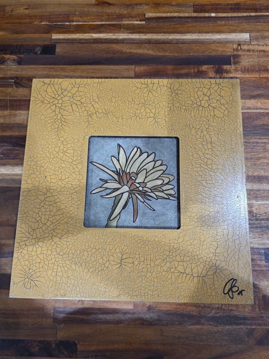 Chip DuPont Austin Texas SW Artist Original Painting Floral Flower Signed