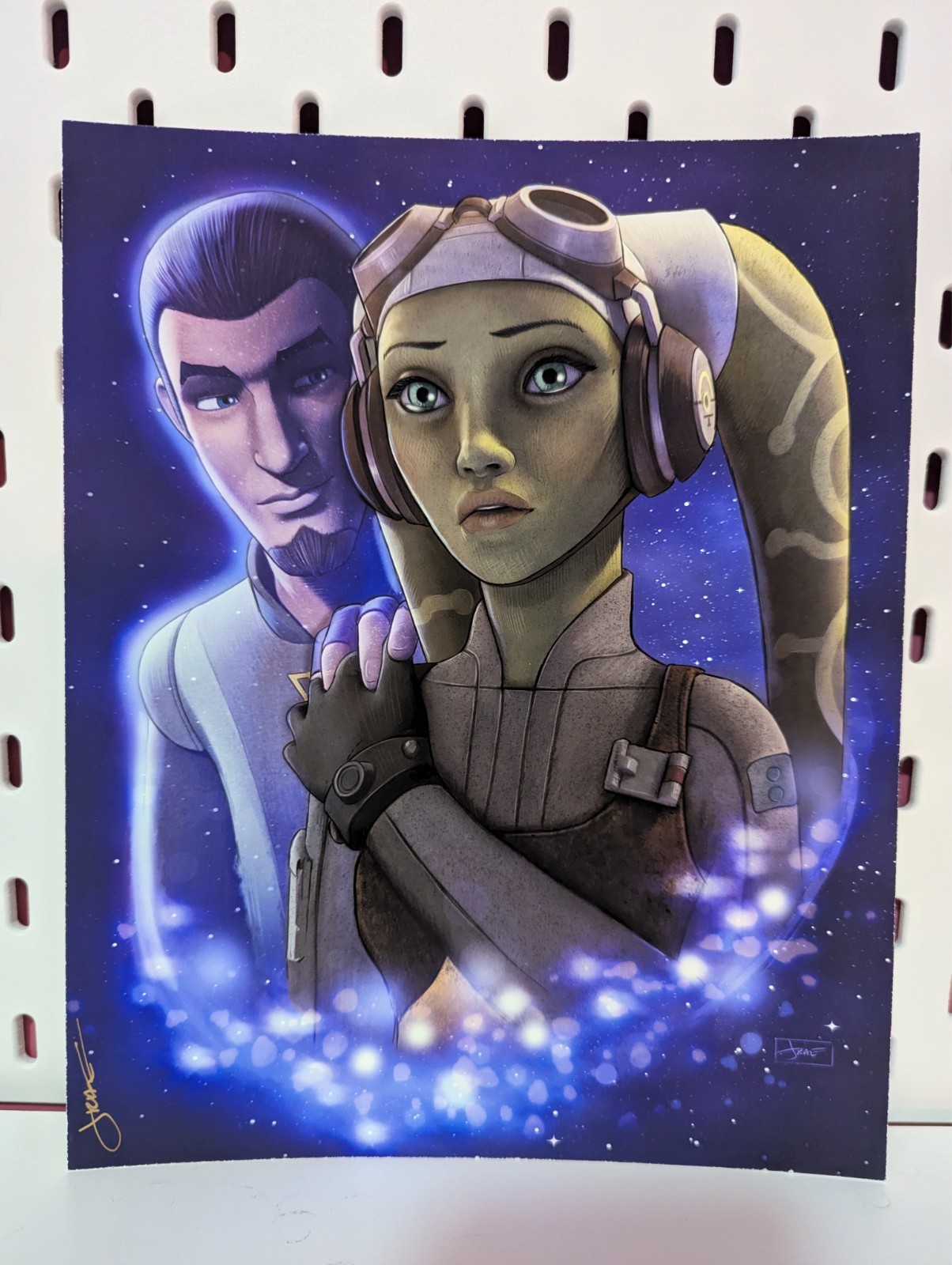 Star Wars Rebels Hera Kanan Art Print 8×10