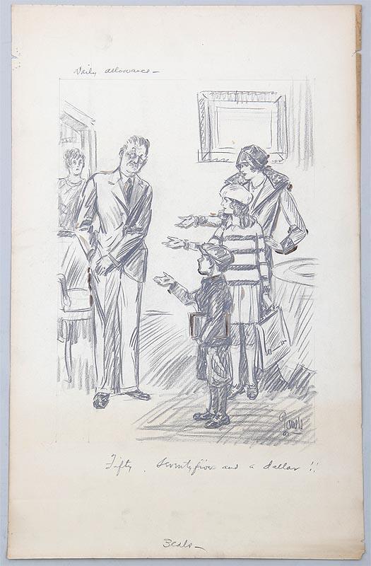 HARRY C. TEMPLE , «Daily allowance » «Fifty, seventy Five and a Dollar» Humor