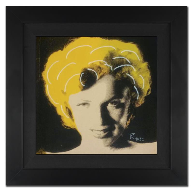 Ringo «Midnight Marilyn» signed canvas original art, framed