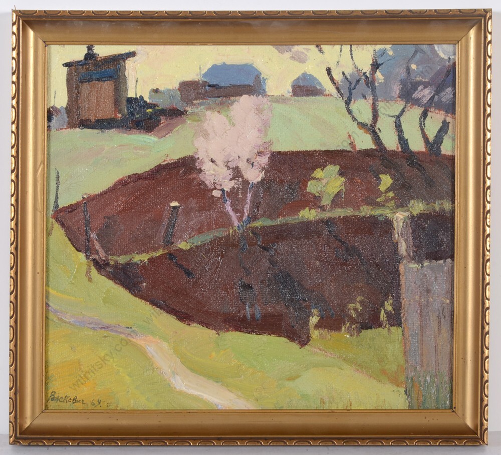 Anatoli Vaskevich (b.1936) «Spring Motive», 1969, Oil Painting (1)