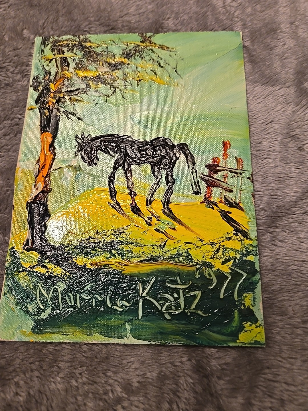 morris katz oil painting