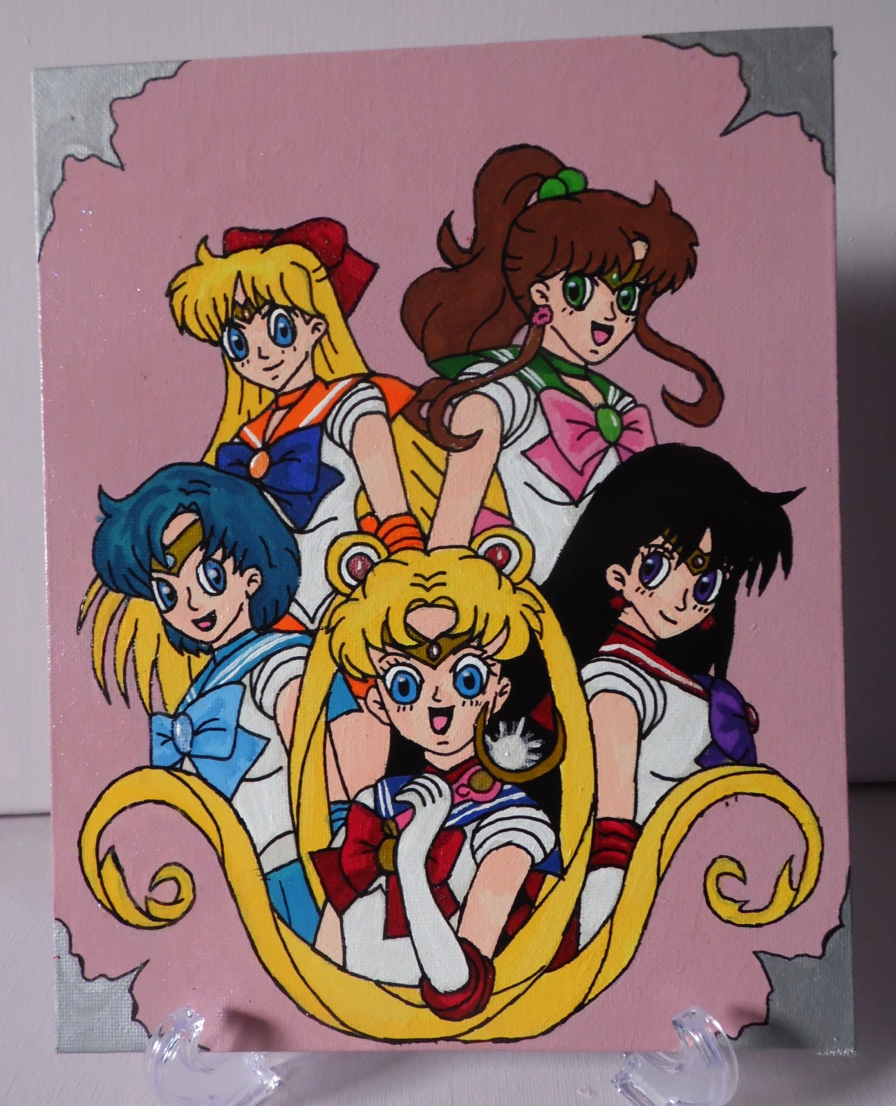 Sailor Moon Fan Art 8×10 Flat Canvas Painting