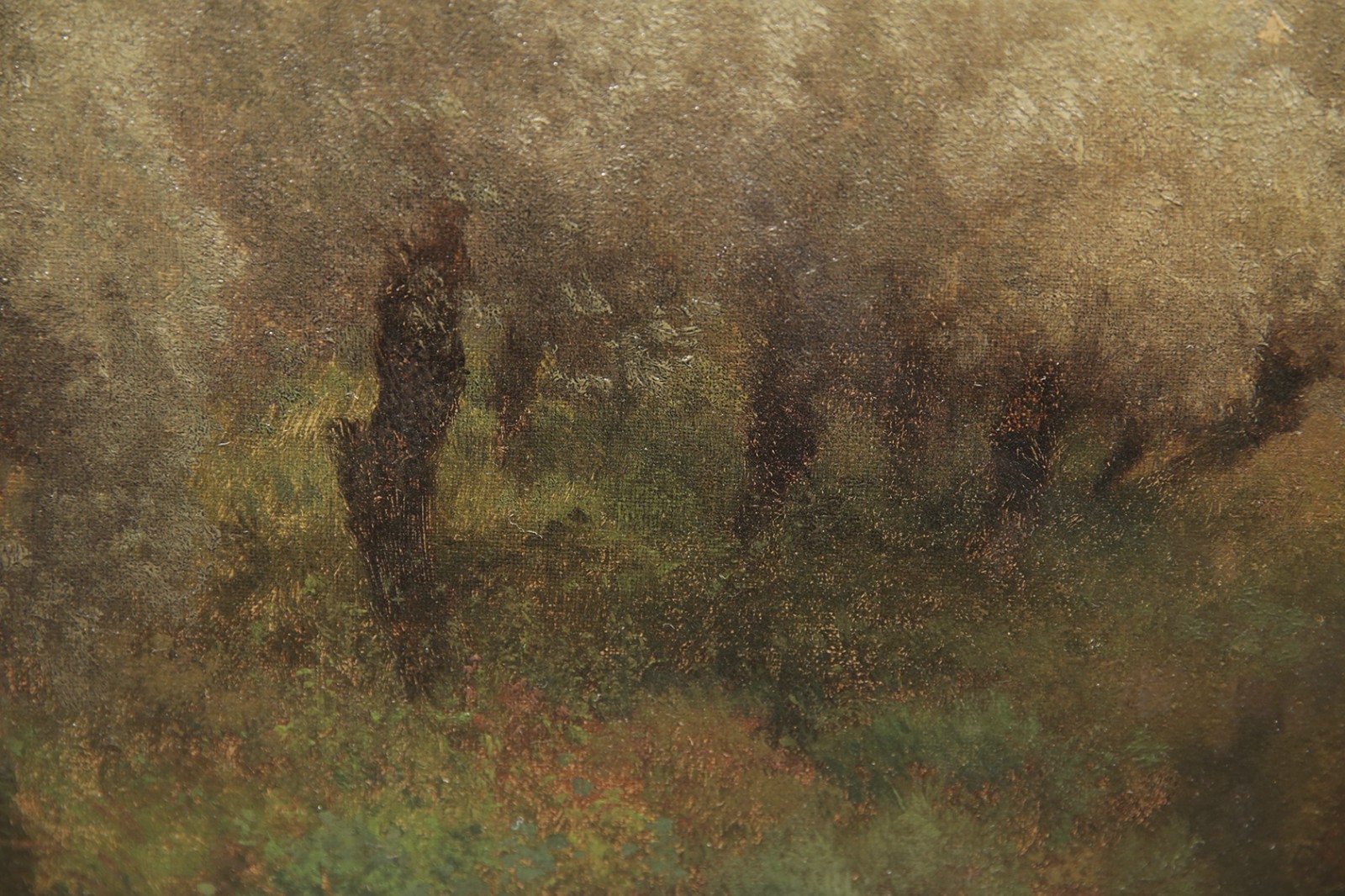 Twilight Romantic Landscape Painting att. to German-American Hermann Herzog