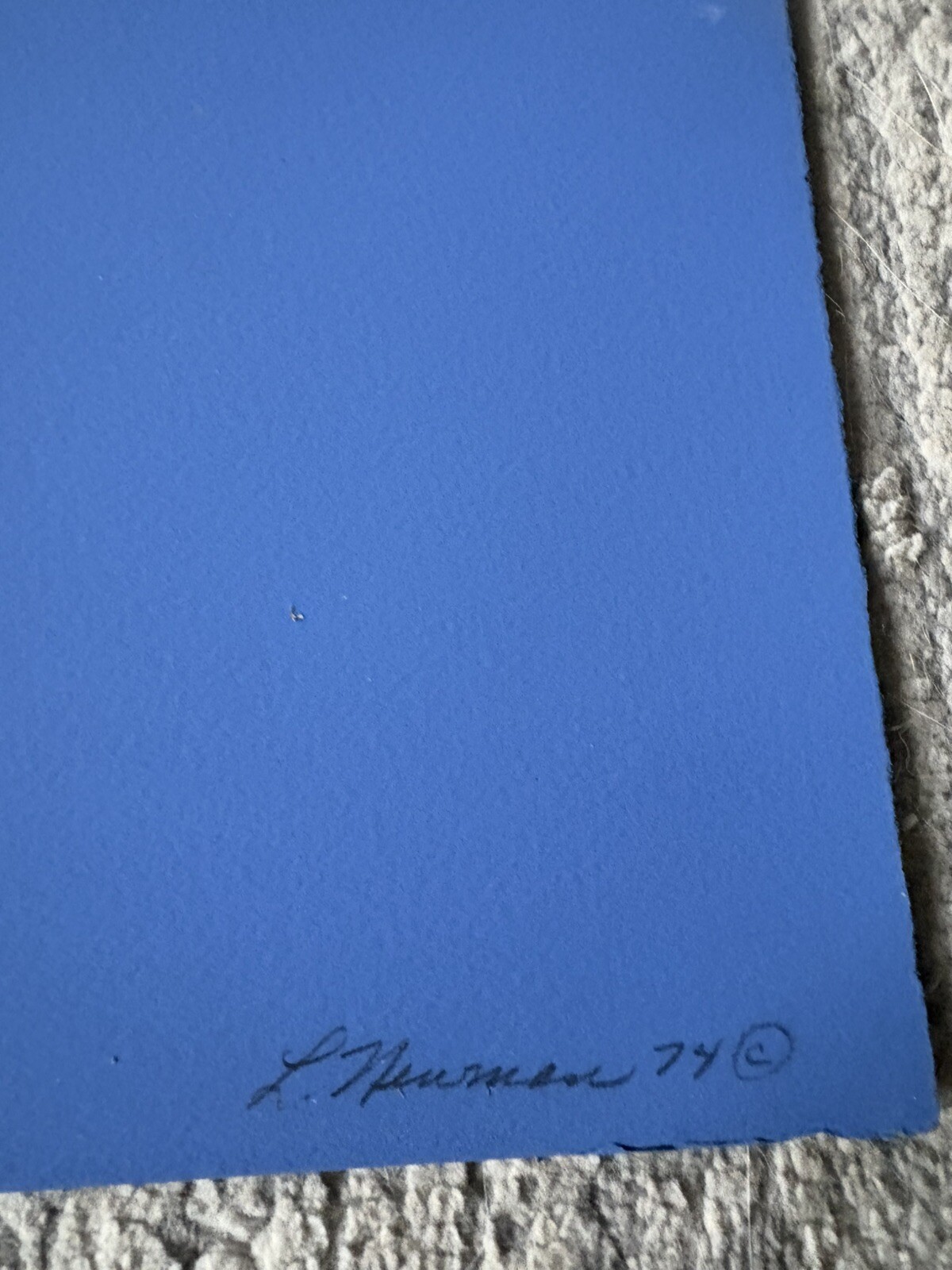Libby Newman Abstract, Philly, artist. “Landscape Series III”70 ARTIST PROOF