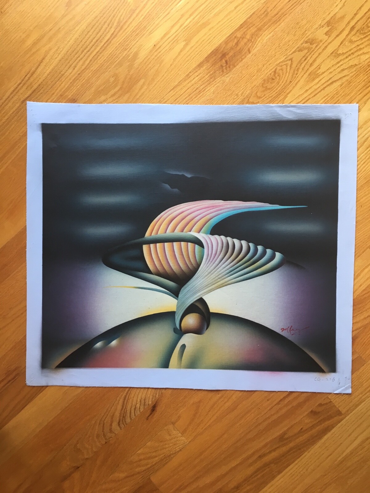 Comet – Original oil painting on canvas, 23 1/2” x 27”
