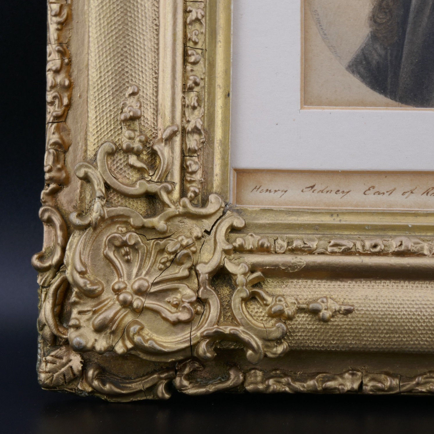 GEORGE PERFECT HARDING, SIGNED PORTRAIT MINIATURE, HENRY SIDNEY, EARL OF ROMNEY
