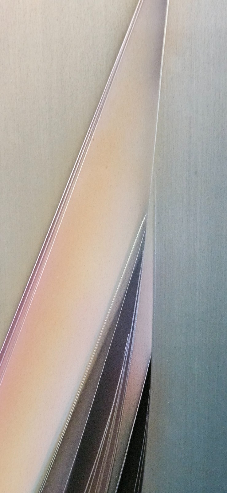 Original Signed 1980 «Sails» Etched Aluminum Airbrushed Painting by TOM GALL