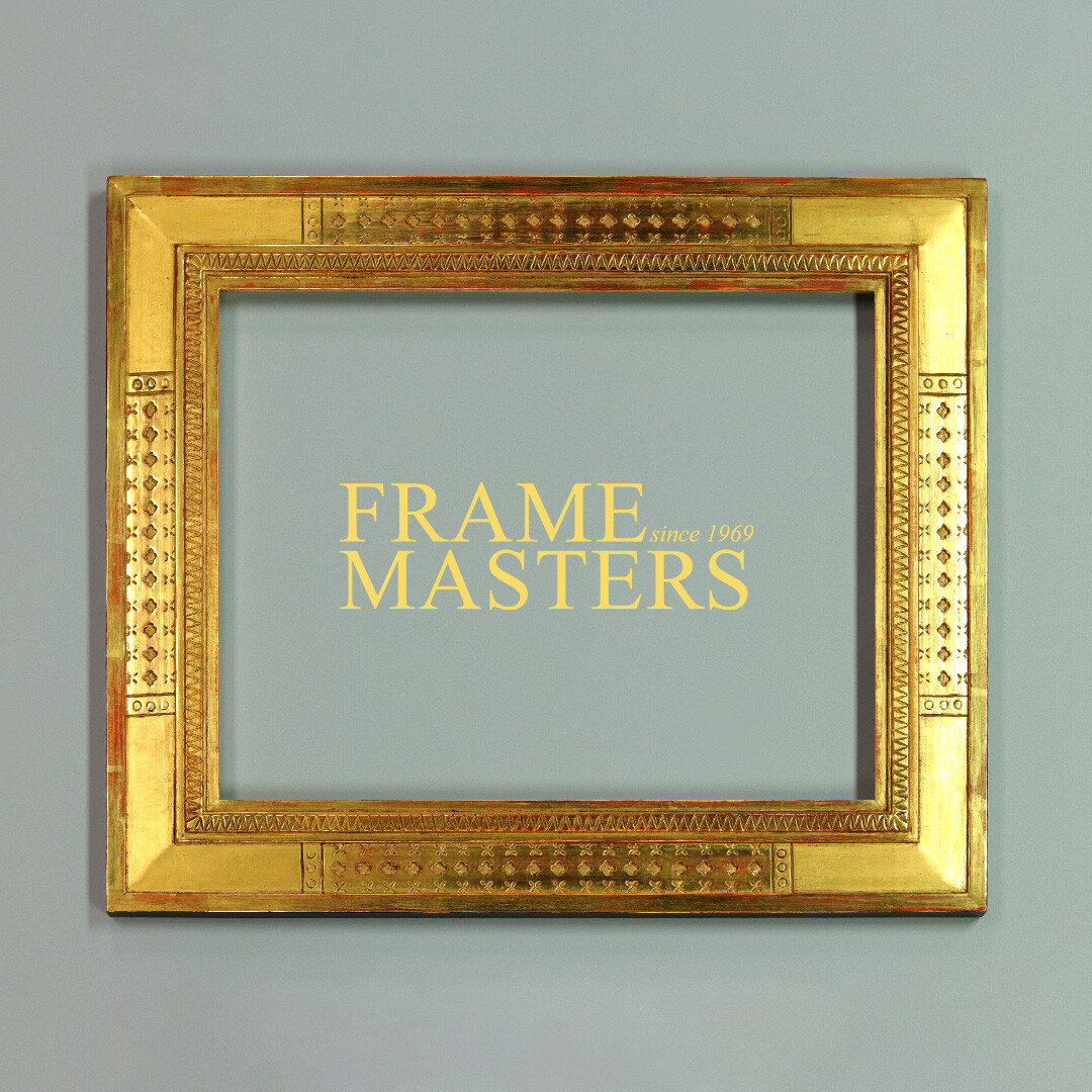 14 x 18 – 16 x 20 Bucks County Hand Carved Picture Frame Gilded in 22k Gold Leaf