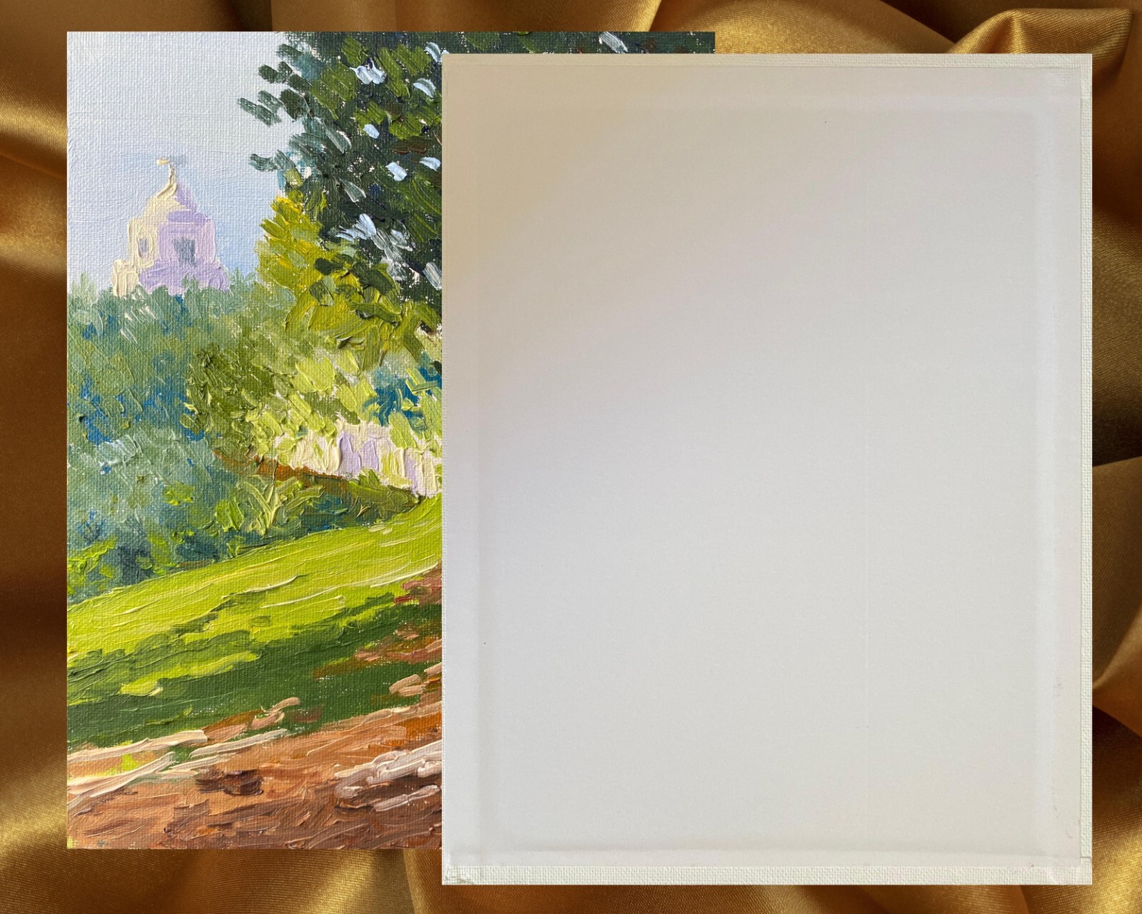 Captivating Painting ORIGINAL Landscape Presidio Park San Diego Impressionist
