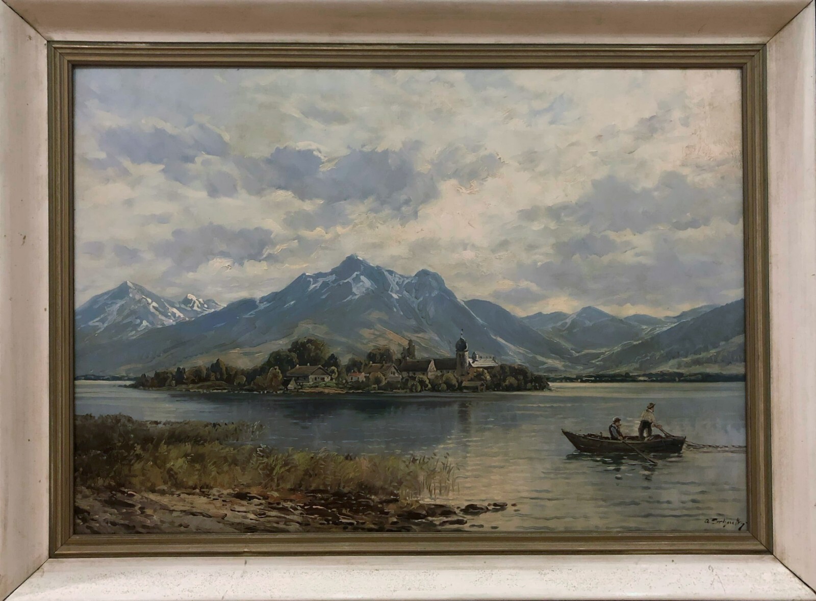 Alexander Schultz (Norwegian 1901-1981) Original Oil Painting Signed