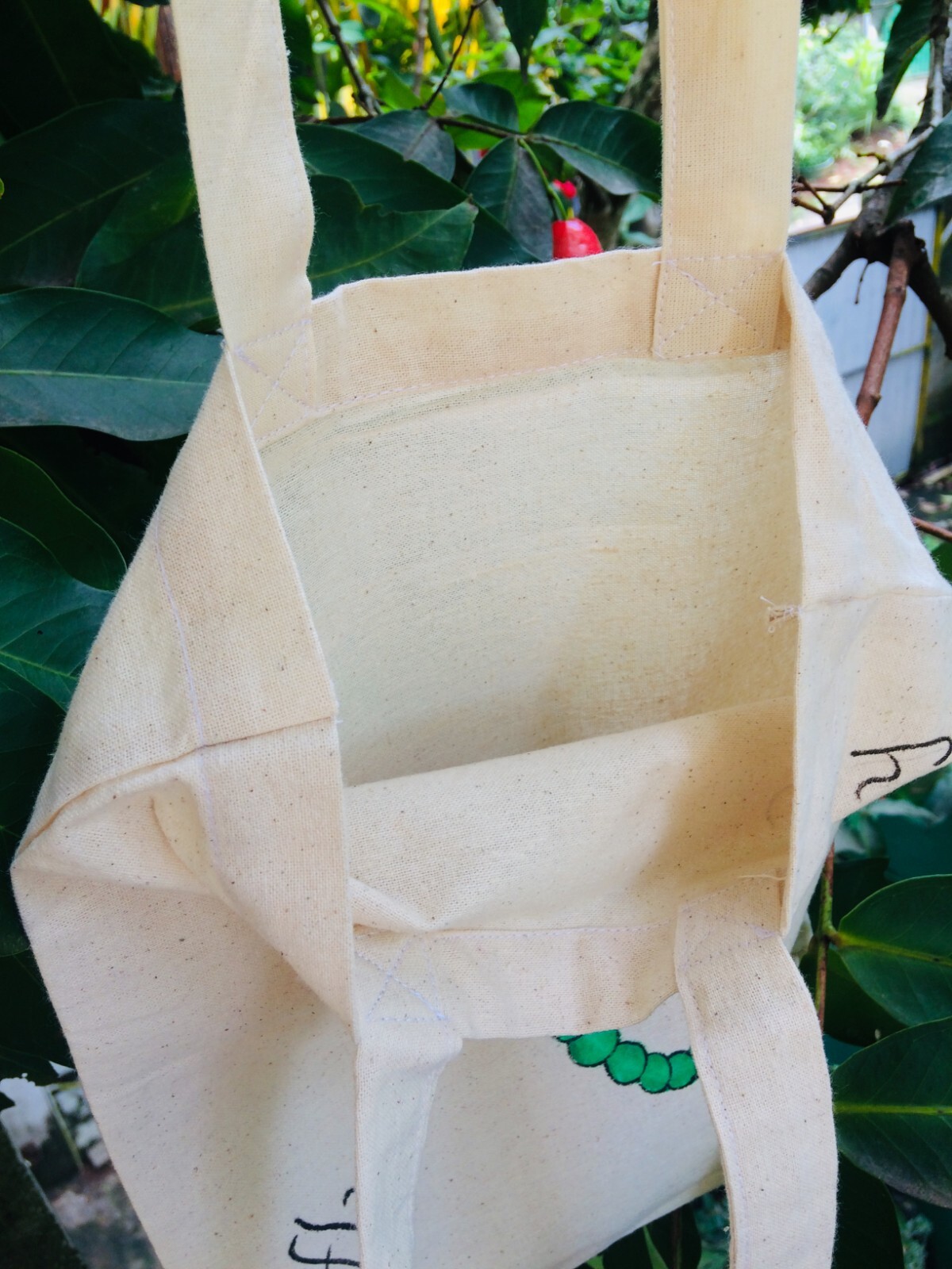 Tote bag Hand-painted beautiful Cotton Eco-Friendly free shipping
