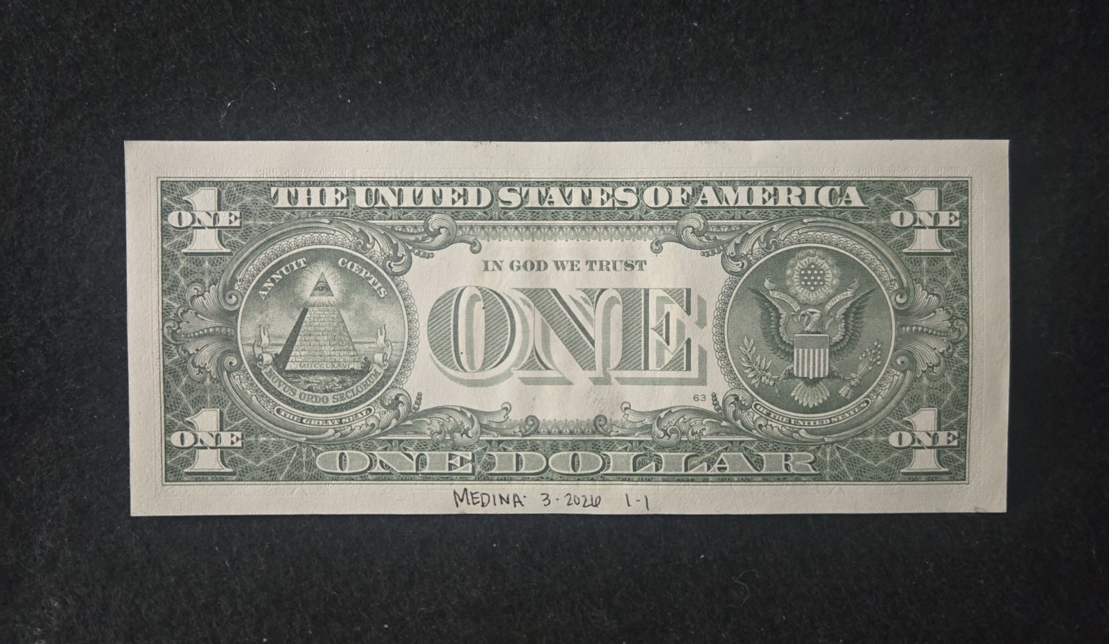 BARRON TRUMP. USA. POTUS. Hand Painted. New Bank Note. Real USD Dollar Bill. COA